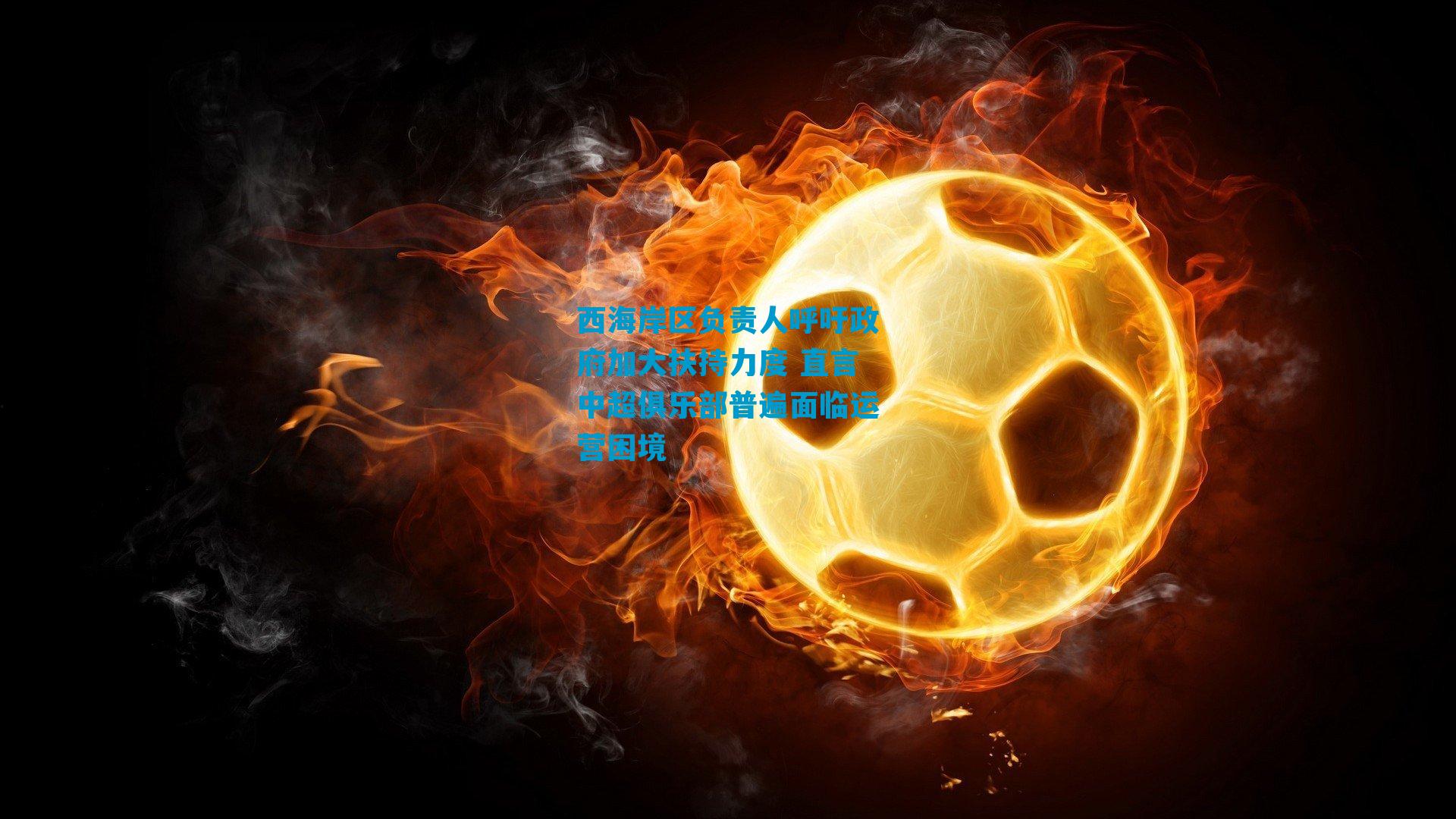 西海岸区负责人呼吁政府加大扶持力度 直言中超俱乐部普遍面临运营困境